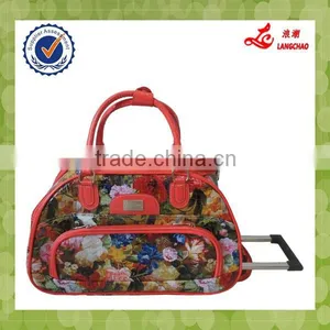 S077 Design Trade Assurance Travel Duffel Bag Size 18 With Decoration Material thumbnail-2
