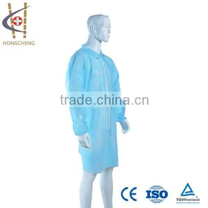 OEM Service Anti-blood Hygeian SMS Waterproof Lab Coat thumbnail-1