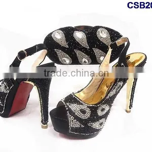 CSB2083 2016 the Latest Top Fashion Woman Italy Style High Heel Sandal Shoes With Matching Purse/cluth/bag High Quality and Wha thumbnail-3