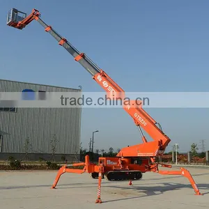 For Sale China 30m Aluminium Mobile Spider Lifts thumbnail-3