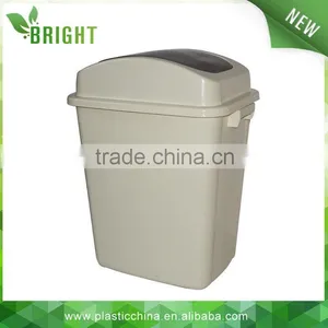 40 Liter Square Waste Bin With Swing Cover/ Garbage Bin thumbnail-1