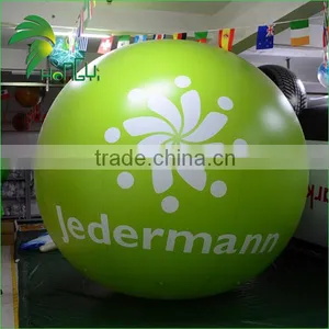 Digital Printing Light Green 3M Diameter Customized Display Inflatable Lighting Balloon thumbnail-1