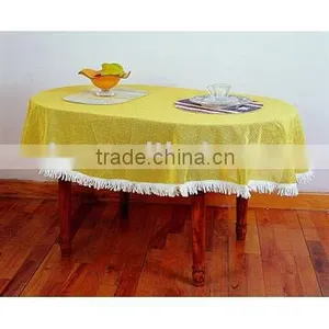 Customized PVC Garden Table Cloth Vinyl Plastic Oval Tablecloths thumbnail-1