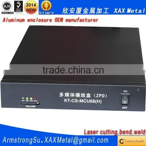 XAX121Alu OEM ODM Customized Laser Cut Bend Weld Sheet Aluminum Mainframe Frame Wide Box thumbnail-1