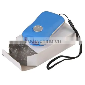 3 LED Light Small Blue Flat Plastic Dynamo Flashlight for Promotion thumbnail-4