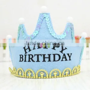 LED Light Party Birthday Glow Flash King Princess King Headband Hat thumbnail-2