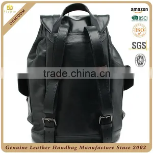 CSN2085A001 Genuine Leather Backpack China Back Pack Bag Online Shopping Cow Leather Bag thumbnail-3