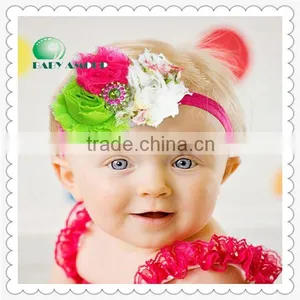 Top Baby Girls Beautiful Flower Headband,ribbon Bow Hair,fashion Ribbon Flower Headband thumbnail-2
