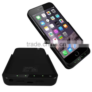 Wholesale Cheap China 6000 MAh External Battery Door Back Cover for IPhone 6, Charger Power Bank Plastic Case for IPhone 6 thumbnail-5