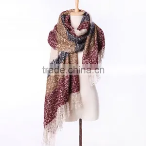 2015 New Hot Selling Peacock Feather Pattern Printed Square Paris Yarn Scarf thumbnail-1