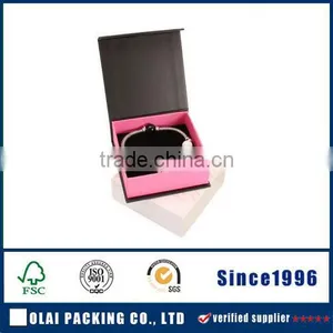 Costom Color Handmade Paper Bracelet Gift Box thumbnail-1