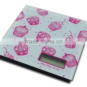 Future Life Colorful Silk Printing Digital Kitchen Scale, Electronic Food Weighting Max 2 kg Scale thumbnail-1