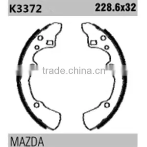 K3372 BWYA-26-38Z for Mazda Rear Brake Shoe Material thumbnail-1