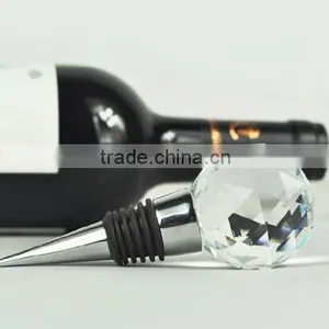 Wholesale High Quality Decorative Crystal Ball Wine Stopper Quality Choice thumbnail-1