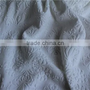 100% POLYESTER EMBOSSED KNITTING FABRIC FOR DRESS thumbnail-2