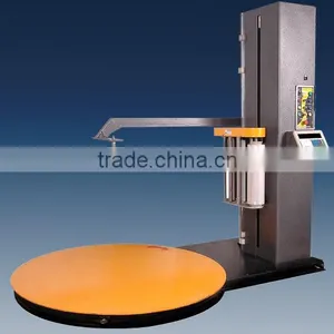 Automatic Top-plate Pre-stretch Pallet Wrapping Machine thumbnail-1