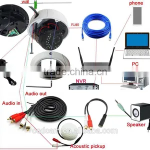 4MP H.265 IP Camera Outdoor Night Vision Infrared 1080P Full hd Camera thumbnail-5