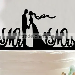 Romantic Wedding Bride and Groom Cake Topper Mr &Mrs Couple Figure Favors Gift thumbnail-2