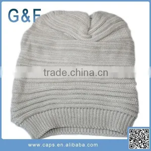 Oversized Cheap Wholesale Slouch Beanie With Stocks thumbnail-4