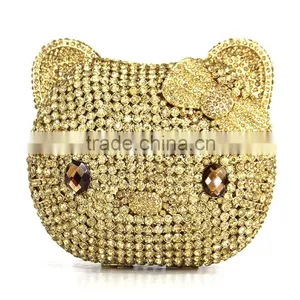 Top One OEM Design Envelope Clutch Bag for Party Women's Clutch Purse Crystal Evening Clutch Bag thumbnail-3
