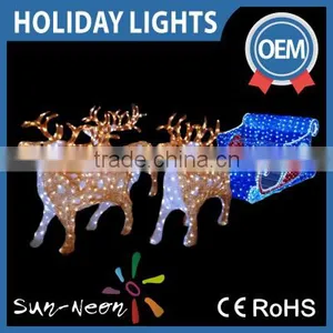 2016 Led Fancy Light Deer Motif Light 3d For Christmas thumbnail-1