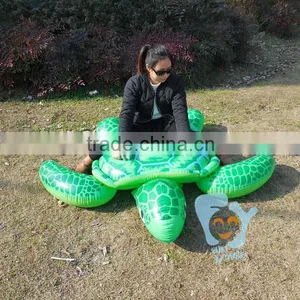Water Play Equipment Turtle Design Animal Pool Float Inflatable Donut thumbnail-1