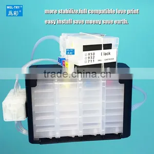 Compatible for Pro HP Officejet 6100 / 6600/ 6700/7110/7612/7610/7510/7512 Continuous Ink Supply System HP932/933 CISS Quality Choice thumbnail-1