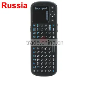 Russian Wireless Bluetooth Keyboard With Touchpad For Smart TV/Notebook/Tablet PC/Google TV Box/Projector thumbnail-3
