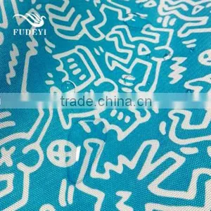 Custom Design Waterproof Cotton Print Fabric 600D Made in China thumbnail-1