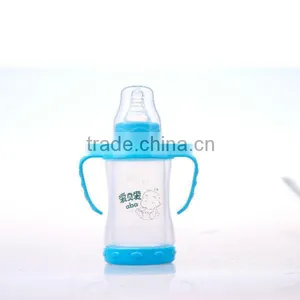 New Glass Bottle Milk Feeding Bottle With Handle thumbnail-1