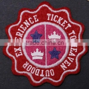 High Performance Laser Cut Custom Woven Patch Woven Badge thumbnail-1