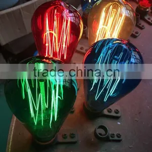 Party Decoration E26/E27 40W 60W ST64 Squirrel Cage Antique Decorative Filament Edison Bulb thumbnail-5