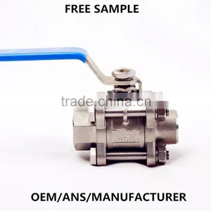 Stainless Steel 2PC Ball Valve, Threaded End, 1000PSI WOG Quality Choice thumbnail-1