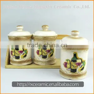 China Supplier High Quality Condiment Set With Decal Printing thumbnail-1