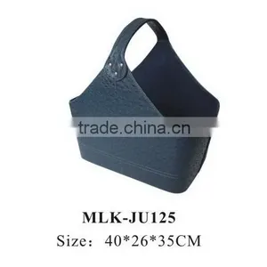 Modern Stylish Leather House Storage Basket thumbnail-1