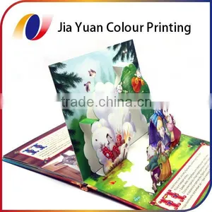 Hardback Coloring 3d Pop up Color Book Printing Service Children Color Board Books thumbnail-2