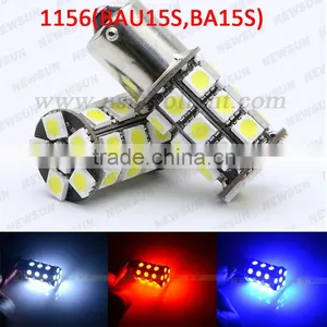 New Car 2 X Xenon White 1156 BA15S 27SMD Car Leds Light 5050 Canbus Auto Turn Signal Reverse Light Interior Packing Car Styling thumbnail-1