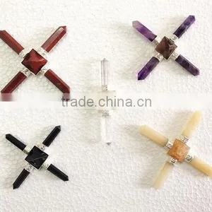 Mix Assorted 4Points Energy Generators : Wholesale Energy Healing Tools From PRIME AGATE EXPORTS : KHAMBHAT AGATE : INDIA thumbnail-1