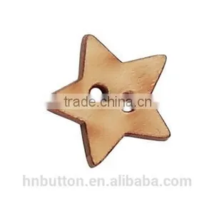 Factory Wholesale 4 Holes Natural Wooden Button for Garment thumbnail-5