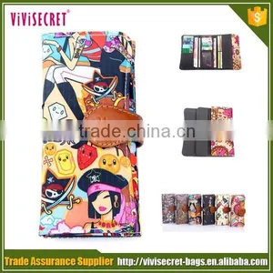 China OEM Online Famous Brands Flower Print School Girl Document Wallet thumbnail-6