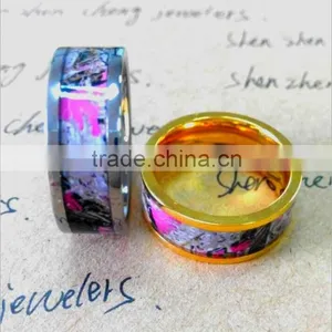 Made In China Camo Titanium Rings Wedding Rings thumbnail-2