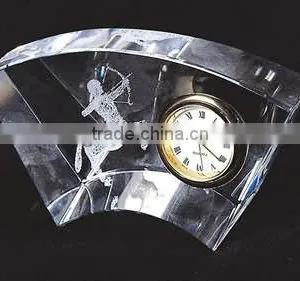Arch Personalized Crystal Clock thumbnail-1
