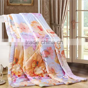 China Factory Wholesale 100% Handmade Silk Quilt, Kantha Comforter/silk Fitted Quilt Cover thumbnail-1