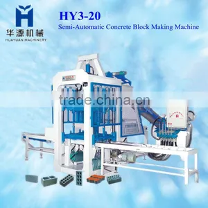 China Cement Block Making Machine (reasonable Price HYQT3-20)) thumbnail-1