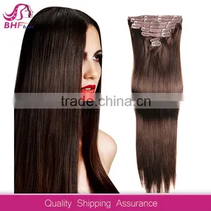 Customized Full Head Ombre Kinky Curly Clip in Hair Extensions thumbnail-1