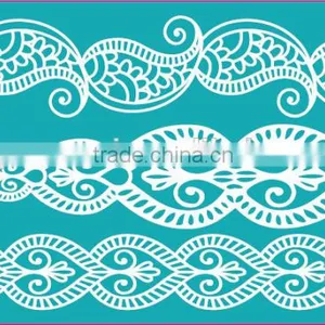 Boho Design White Lace Temporary Tattoo thumbnail-1