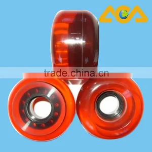 Transparent Black Core 45mm Longboard Skateboard Wheels thumbnail-1