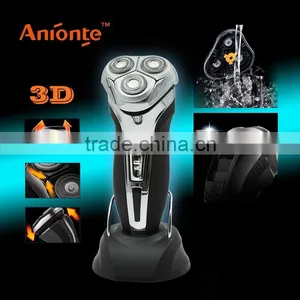 Long Time Charge Men Shaver With Three Individually Floating Rotary Heads thumbnail-1