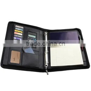 Best Selling pu Leather Business Folder With Writing Pad and Pen Set for Conference thumbnail-1
