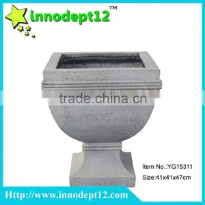 Factory Directly Sale Outdoor Garden Decoration Concrete Large Garden Planter Pot thumbnail-1